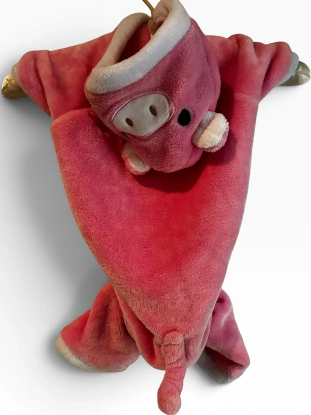 Dog/Cat Halloween Costume  Pink Plush Pig Hooded Dog - Adorable Pet Costume